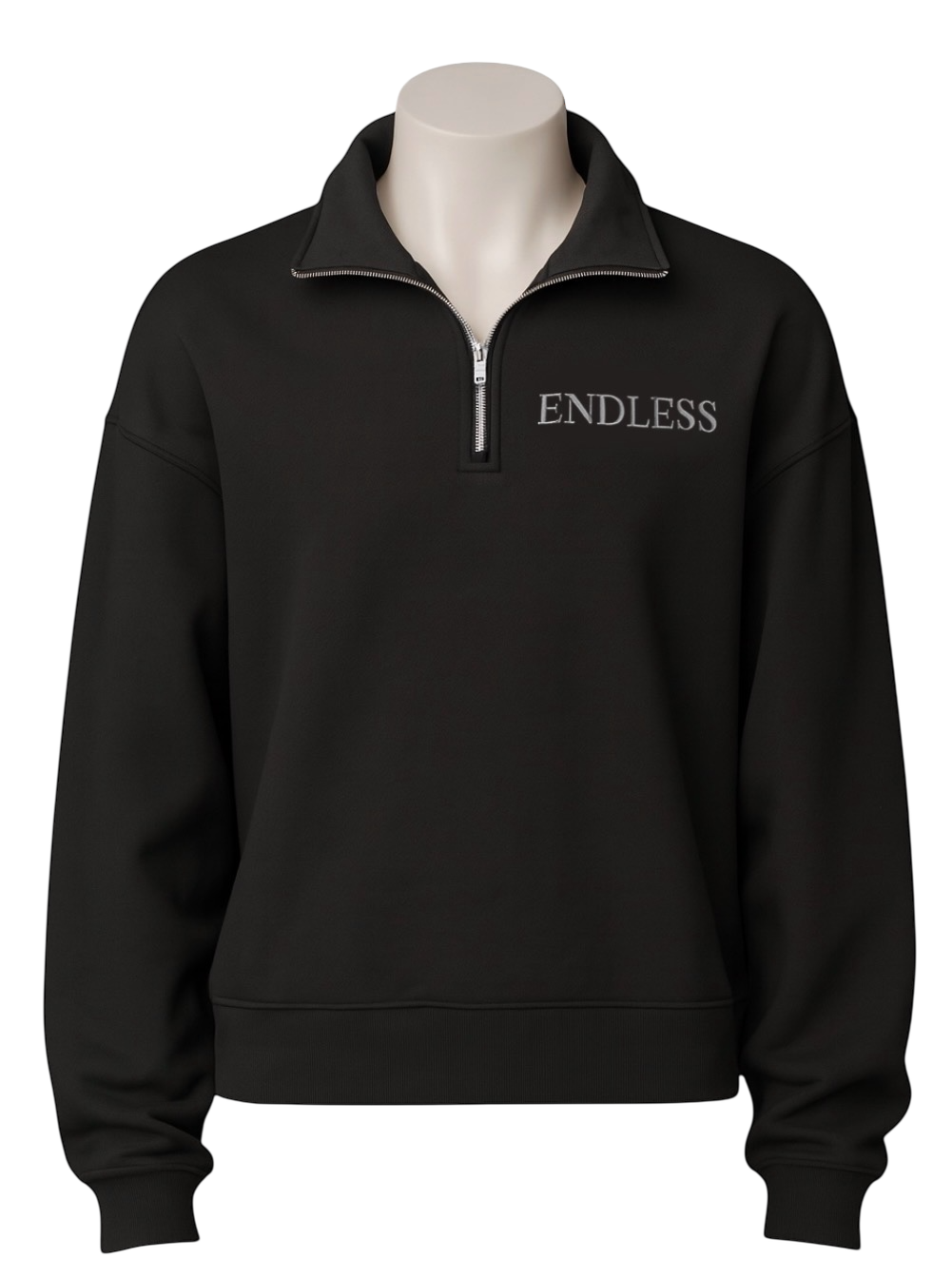 BASIC "BLACK"
QUARTER ZIP