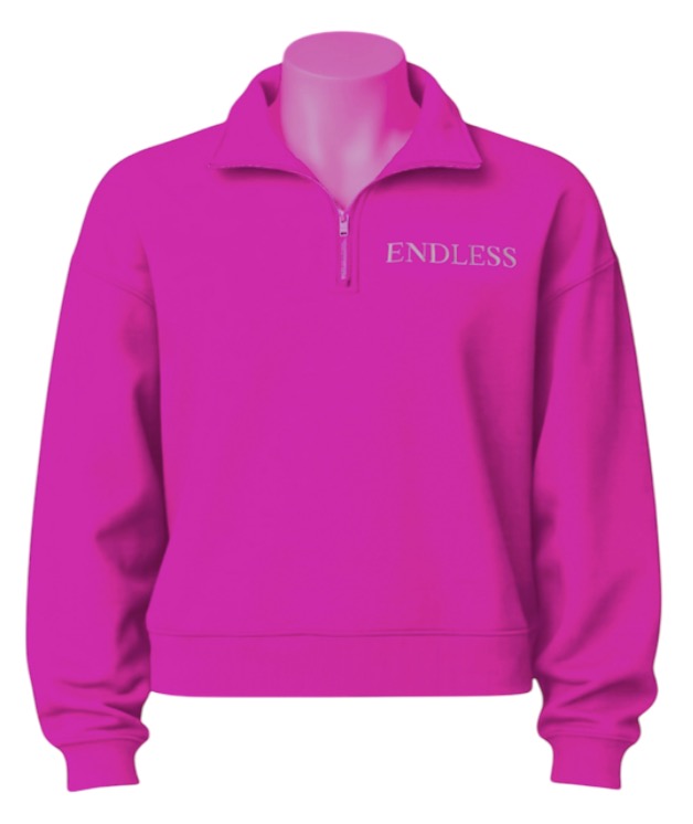 BASIC "PINK" QUARTER ZIP
