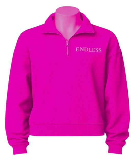 BASIC "PINK" QUARTER ZIP
